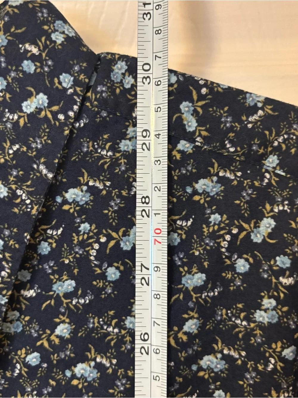 NWT J. Crew Navy Floral Button-Down Shirt
